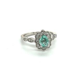 Natural Emerald Diamond Ring Size 6.5 14k Gold 0.80 TCW Certified $4,750 216667